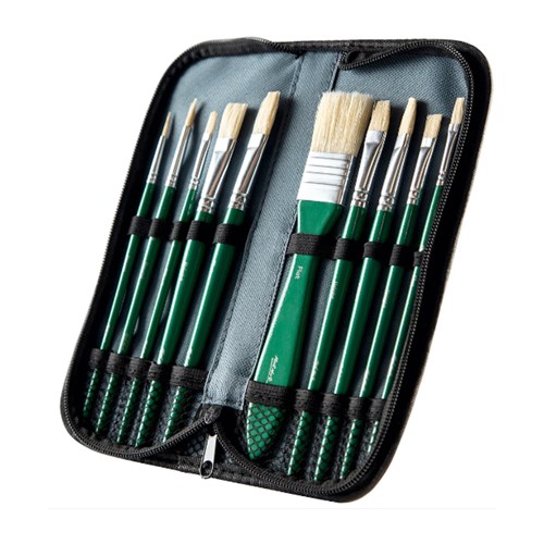 MONT MARTE BRUSH SET WALLET 11 Piece - Oil2